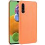 Mobigear Croco Samsung Galaxy A90 Hoesje Hardcase Backcover - Oranje