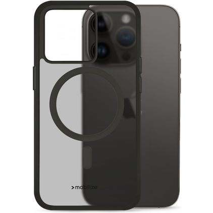 Mobilize Hybrid iPhone 14 Pro MagSafe Hoesje Hardcase Backcover Shockproof - Zwart