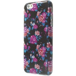 Mobigear Design iPhone 6s Plus Hoesje Flexibel TPU Backcover - Rozen Mobigear Design iPhone 6s Plus Hoesje Flexibel TPU Backcover - Rozen