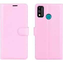 Mobigear Classic HONOR 9X Lite Hoesje Bookcase Portemonnee - Roze