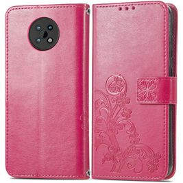 Mobigear Clover Nokia G50 Hoesje Bookcase Portemonnee - Roze