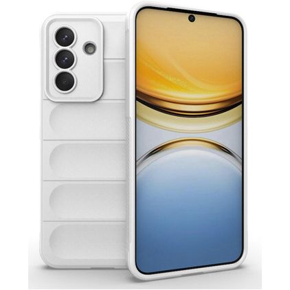 Mobigear Bumpy Samsung Galaxy A37 Hoesje Flexibel TPU Backcover - Wit