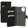 Mobiparts Saffiano Wallet Samsung Galaxy A42 Hoesje Bookcase Portemonnee - Zwart