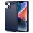 Mobigear Brushed Slim iPhone 15 Hoesje Flexibel TPU Backcover - Blauw