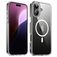 Valenta Trend Doorzichtig iPhone 16 MagSafe Hoesje Hardcase Backcover - Transparant