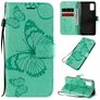 Mobigear Butterfly Samsung Galaxy A41 Hoesje Bookcase Portemonnee - Turquoise
