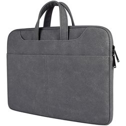 Mobigear London Laptop Aktetas 13 - 14 inch Laptoptas + Handvat - Dark Gray