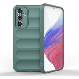 Mobigear Bumpy Samsung Galaxy A54 Hoesje Flexibel TPU Backcover - Groen