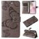 Mobigear Butterfly iPhone 16e Hoesje Bookcase Portemonnee - Grijs