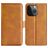 Mobigear Slim Magnet iPhone 15 Pro Max Hoesje Bookcase Portemonnee - Cognac