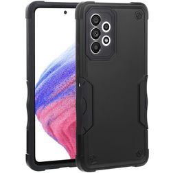 Mobigear Non-slip Armor Samsung Galaxy A53 Hoesje Hardcase Backcover Shockproof - Zwart