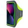 Mobiparts Comfort Fit Telefoonhouder Hardlopen iPhone 13 Sport Hoesje Neopreen Sportarmband - Neon Green