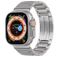 Mobigear Berlin Stalen Apple Watch Bandje Vouwsluiting - 42/41/40/38 mm - Zilver