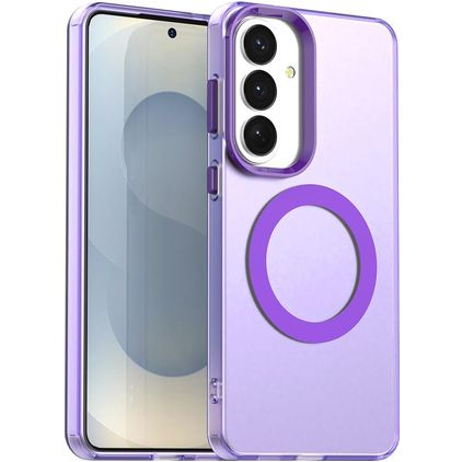 Mobigear Shockproof Samsung Galaxy S26 MagSafe Hoesje Hardcase Backcover - Paars