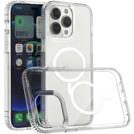 Mobigear Crystal Doorzichtig iPhone 14 Pro MagSafe Hoesje Hardcase Backcover - Transparant
