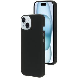 Mobiparts iPhone 15 Siliconen Hoesje Backcover - Zwart