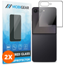 Mobigear Premium Samsung Galaxy Z Flip 7 Glazen Screenprotector - Case Friendly - Zwart (2-Pack)
