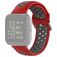 Mobigear Sport Plus Buckle Siliconen Fitbit Versa 2 Bandje Gespsluiting - Rood / Grijs