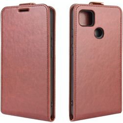 Mobigear Xiaomi Redmi 9C Hoesje Flipcase - Bruin