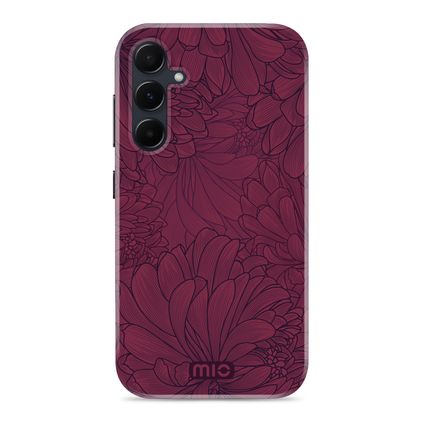 MIO Samsung Galaxy A35 MagSafe Hoesje Hardcase Backcover - Berry Blooms