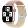 Mobigear Braided Dual Nylon Apple Watch Bandje Klemsluiting - 49/46/45/44 mm - Roze / Sterrenlicht