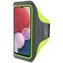 Mobiparts Comfort Fit Telefoonhouder Hardlopen Samsung Galaxy A04s Sport Hoesje Neopreen Sportarmband - Neon Green