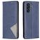 Mobigear Rhombus Slim Samsung Galaxy A35 Hoesje Bookcase - Blauw