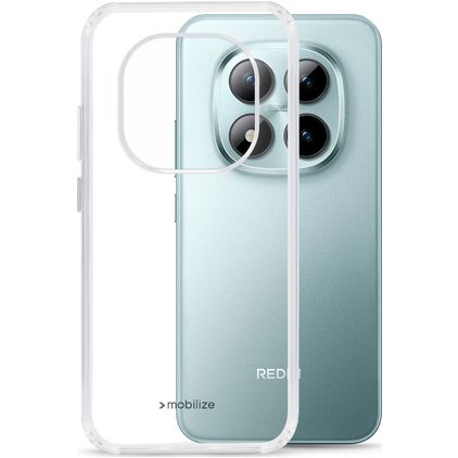 Mobilize Gelly Case Doorzichtig Xiaomi Redmi Note 15 Pro Plus 5G Hoesje Flexibel TPU Backcover - Transparant