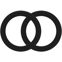 Mobilize Magnet Ring Magsafe Ring voor iPhone - Zwart (2-Pack)