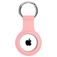 Xccess Keychain Apple AirTag Hoesje Flexibel Siliconen Sleutelhanger - Roze