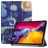 Mobigear Tri-Fold iPad Pro 11 Inch (2021) Hoes Bookcase - The Starry Night