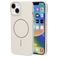 Mobiparts Slim Line iPhone 15 MagSafe Hoesje Hardcase Backcover - Off White