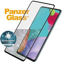 PanzerGlass Edge to Edge Samsung Galaxy A52 Glazen Screenprotector - Case Friendly - Zwart