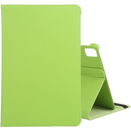 Mobigear DuoStand iPad Air 13 Inch (2024) Hoes Draaibare Bookcase - Groen