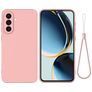 Mobigear Rubber Touch Samsung Galaxy A56 Siliconen Hoesje Backcover - Roze