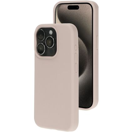 Mobiparts iPhone 15 Pro Siliconen Hoesje Backcover - Soft Salmon
