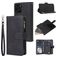 Mobigear Zipper iPhone 12 Pro Hoesje Bookcase Portemonnee - Zwart