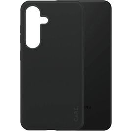 CARE by PanzerGlass Fashionable Samsung Galaxy S24 Siliconen Hoesje Backcover - Zwart CARE by PanzerGlass Fashionable Samsung Galaxy S24 Siliconen Hoesje Backcover - Zwart