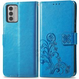 Mobigear Clover Nokia G42 Hoesje Bookcase Portemonnee - Blauw
