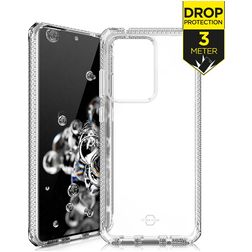 ITSkins SpectrumClear Doorzichtig Samsung Galaxy S20 Ultra Hoesje Flexibel TPU Backcover Shockproof - Transparant