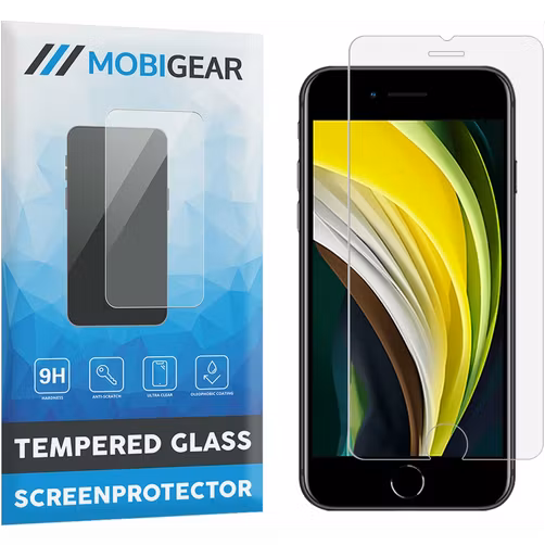 Mobigear iPhone 6 Glazen Screenprotector - Case Friendly