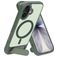 Mobiparts Hardcover iPhone 17 MagSafe Hoesje Hardcase Backcover met Standaard - Satin Green