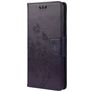 Mobigear Flowers Samsung Galaxy A33 Hoesje Bookcase Portemonnee - Paars