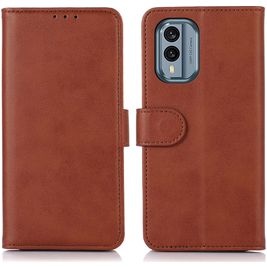 Mobigear Wallet Nokia X30 Hoesje Bookcase Portemonnee - Bruin