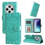 Mobigear Sunflower Xiaomi Redmi 14C Hoesje Bookcase Portemonnee - Groen