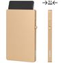 Valenta Cardprotector Aluminium Pasjeshouder - 5 Pasjes - MagSafe Compatible - Goud