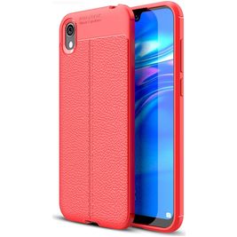 Mobigear Luxury HONOR 8S Hoesje Flexibel TPU Backcover - Rood