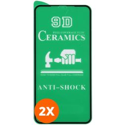 Mobigear Premium iPhone 12 Mini Glazen Screenprotector - Case Friendly - Zwart (2-Pack)