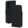 Mobiparts Samsung Galaxy A35 Hoesje Echt Leer Bookcase Portemonnee - Zwart