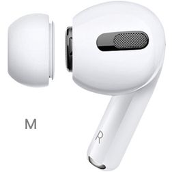 Xccess Silicon Replacement Ear Tips for Airpod Pro 1/2 Size M (1 Pair) White